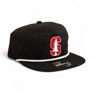 Stanford Cardinal 3D Classic Rope Hat- Black/ White